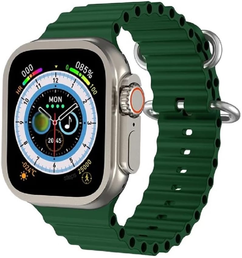 Smartwatch Ultra Pro con 2 Correas (Negro + Verde) - additional image 11