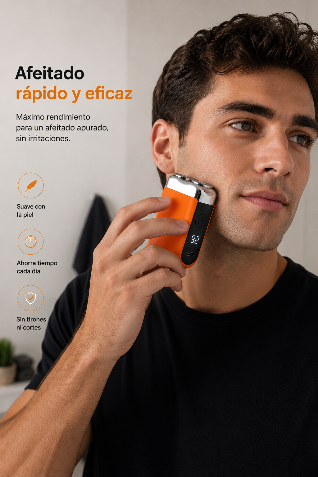 KALVEO® PocketShave — Afeitadora Eléctrica Portátil