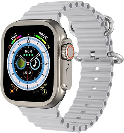 Smartwatch Ultra Pro con 2 Correas (Negro + Gris)
