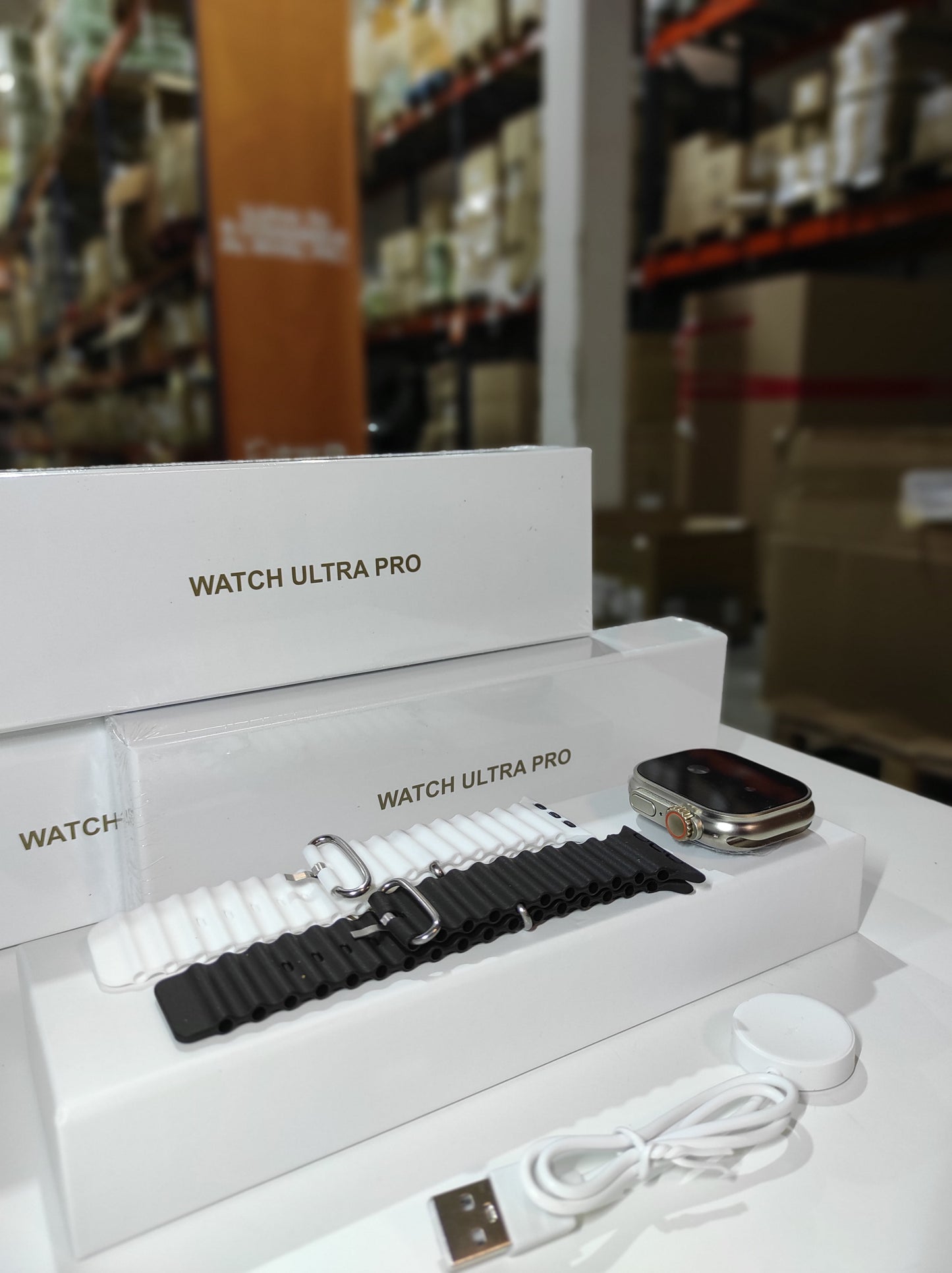 Smartwatch Ultra Pro con 2 Correas (Negro + Blanco) - additional image 7