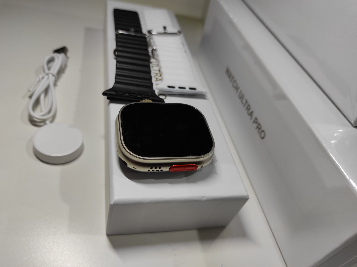 Smartwatch Ultra Pro con 2 Correas (Negro + Blanco) - additional image 8