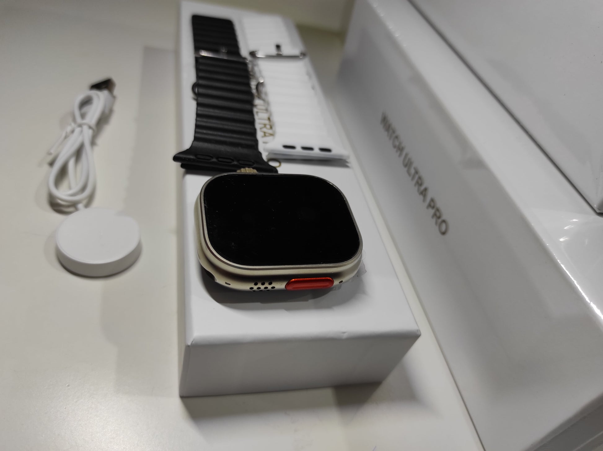 Smartwatch Ultra Pro con 2 Correas (Negro + Blanco) - additional image 8