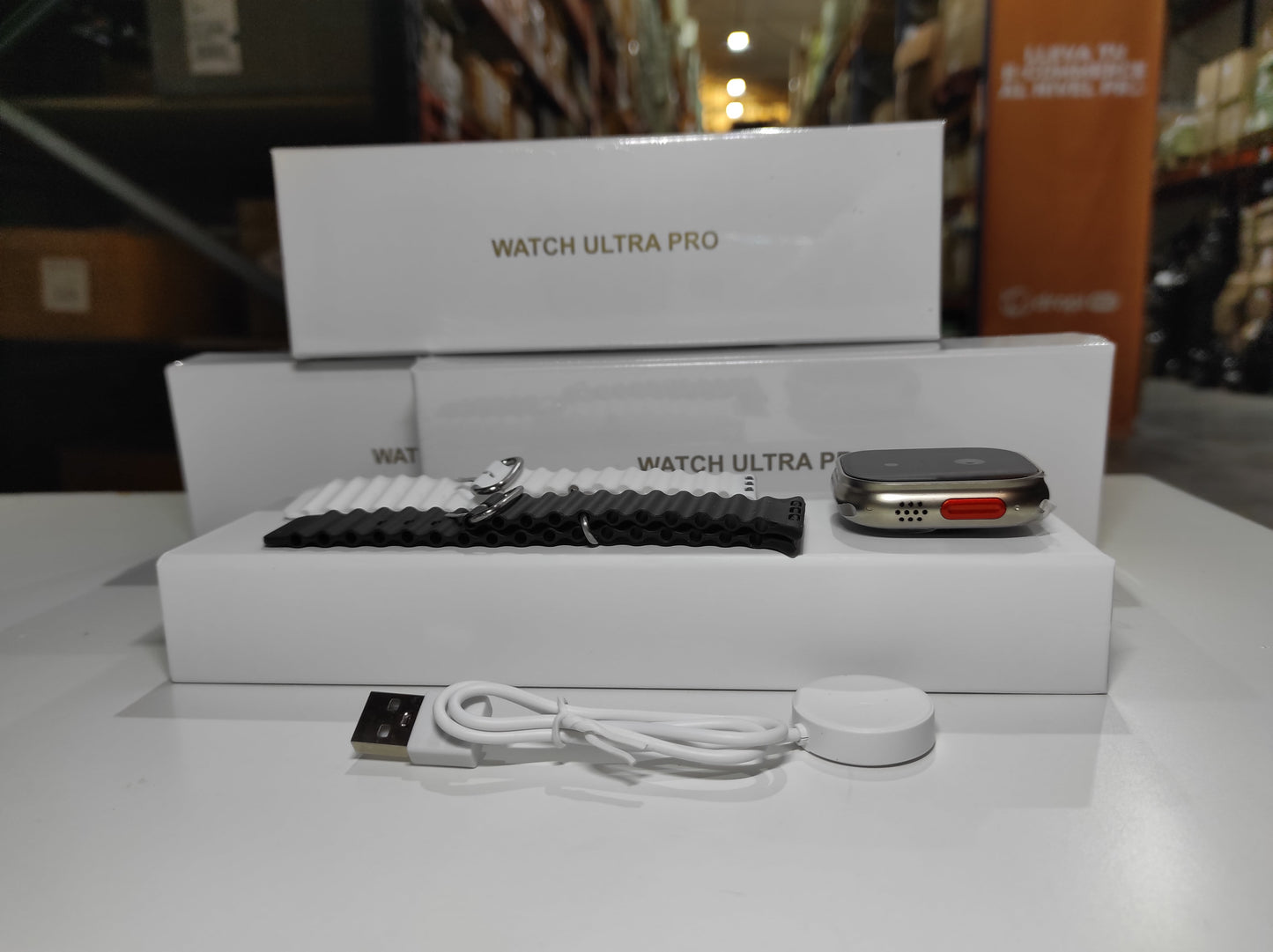 Smartwatch Ultra Pro con 2 Correas (Negro + Blanco) - additional image 9
