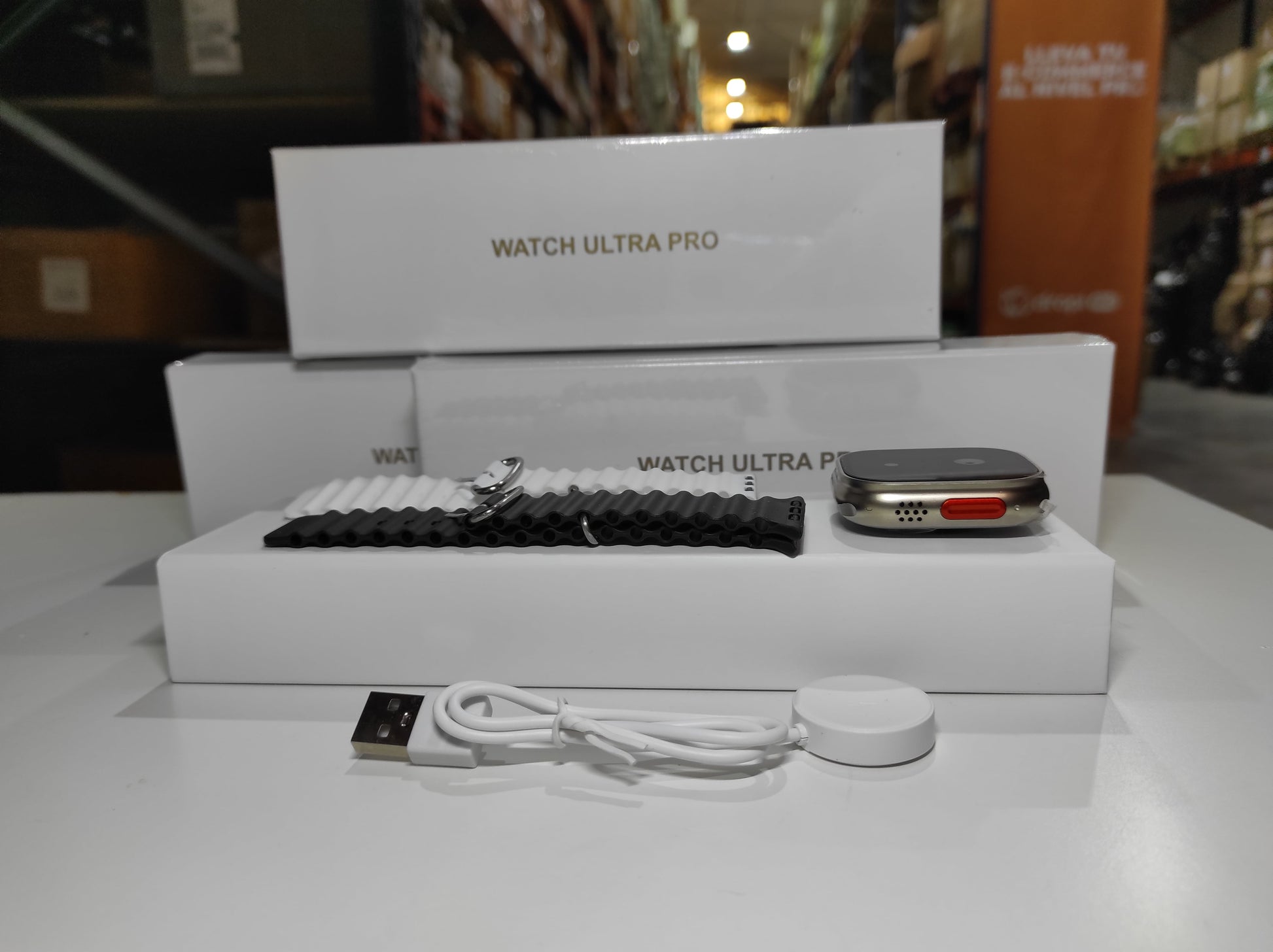 Smartwatch Ultra Pro con 2 Correas (Negro + Blanco) - additional image 9