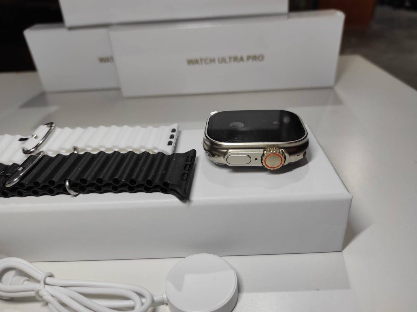 Smartwatch Ultra Pro con 2 Correas (Negro + Blanco) - additional image 12