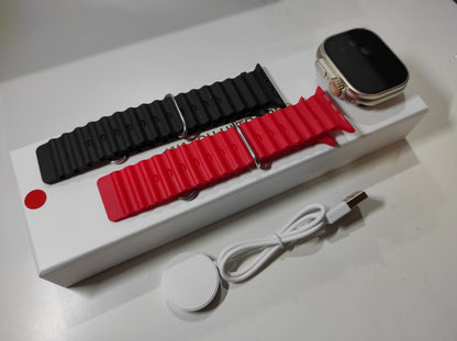 Smartwatch Ultra Pro con 2 Correas (Negro + Rojo) - additional image 10