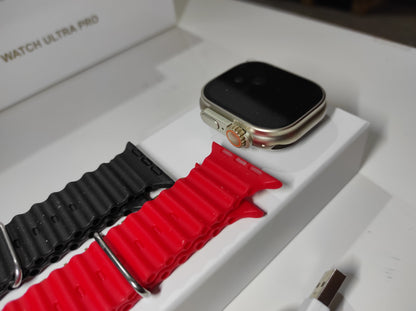 Smartwatch Ultra Pro con 2 Correas (Negro + Rojo) - additional image 11