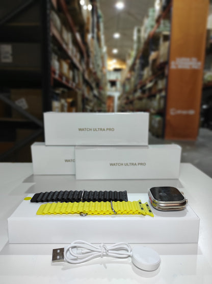 Smartwatch Ultra Pro con 2 Correas (Negro + Amarillo) - additional image 5
