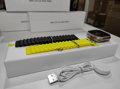 Smartwatch Ultra Pro con 2 Correas (Negro + Amarillo) - additional image 7
