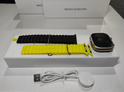 Smartwatch Ultra Pro con 2 Correas (Negro + Amarillo) - additional image 8