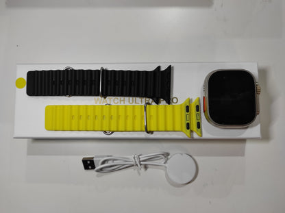 Smartwatch Ultra Pro con 2 Correas (Negro + Amarillo) - additional image 9