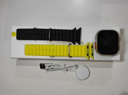 Smartwatch Ultra Pro con 2 Correas (Negro + Amarillo) - additional image 1