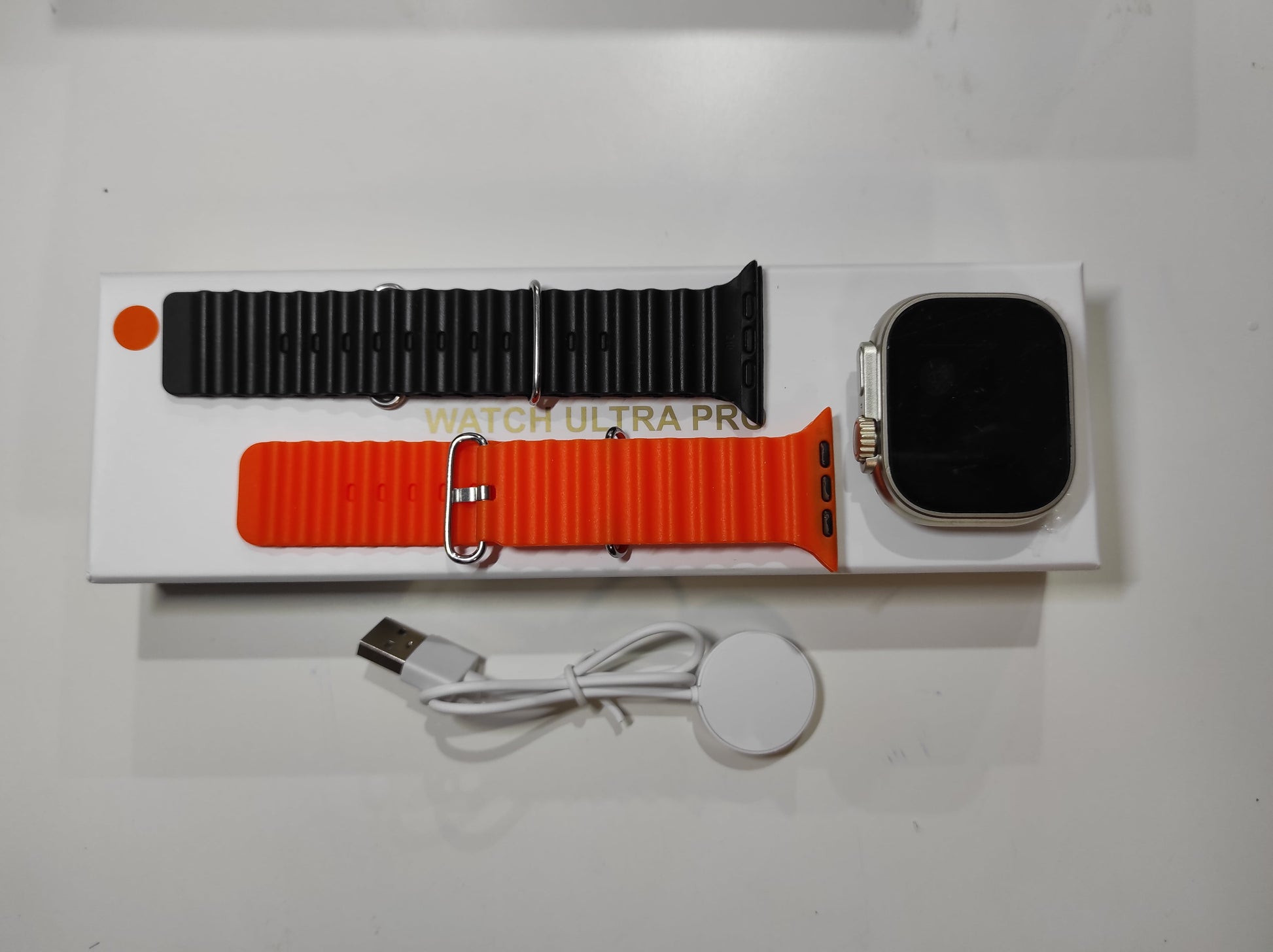 Smartwatch Ultra Pro con 2 Correas (Negro + Naranja) - additional image 7
