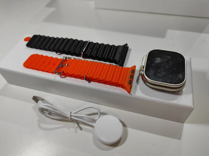 Smartwatch Ultra Pro con 2 Correas (Negro + Naranja) - additional image 1