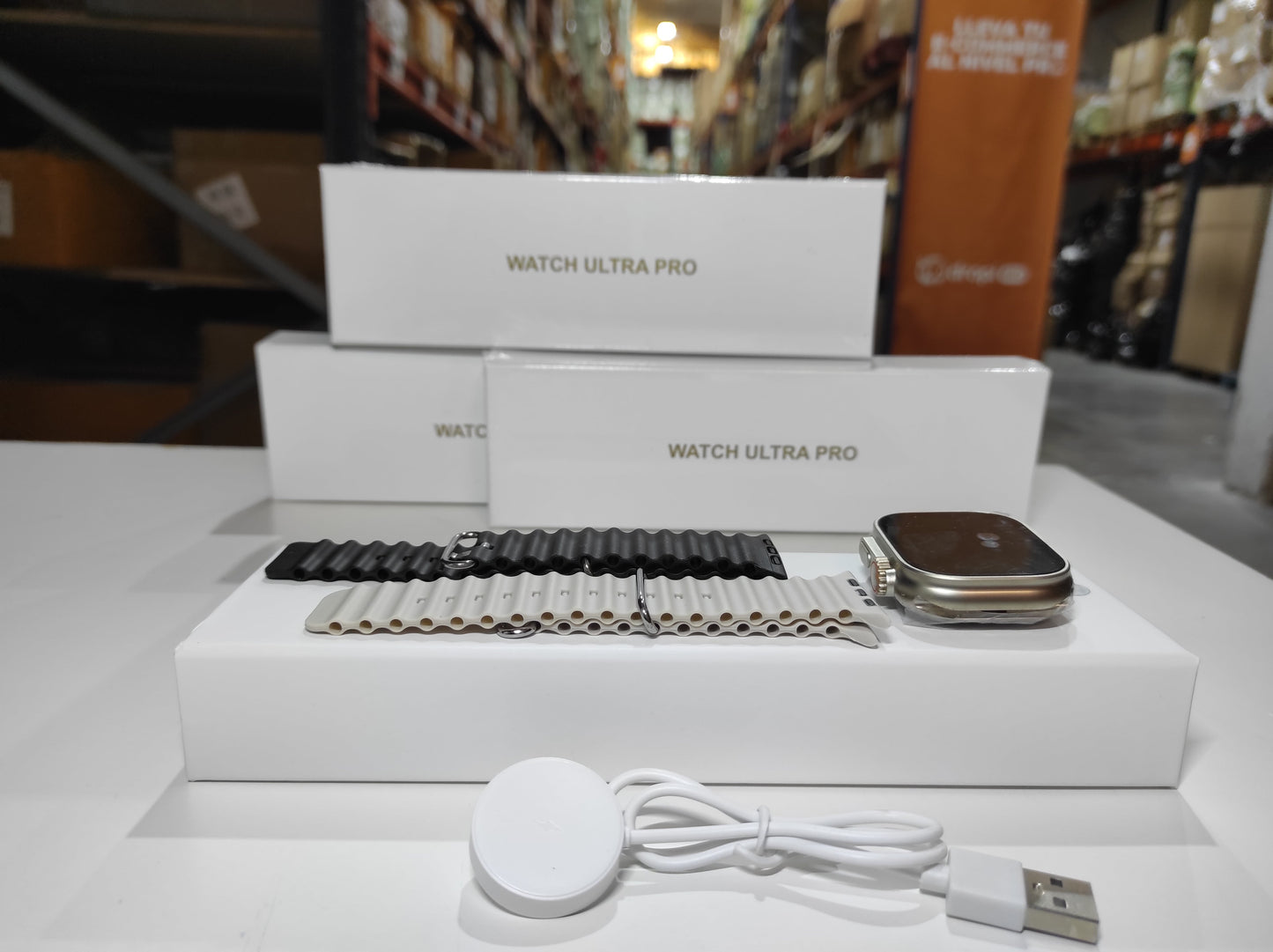 Smartwatch Ultra Pro con 2 Correas (Negro + Gris) - additional image 4