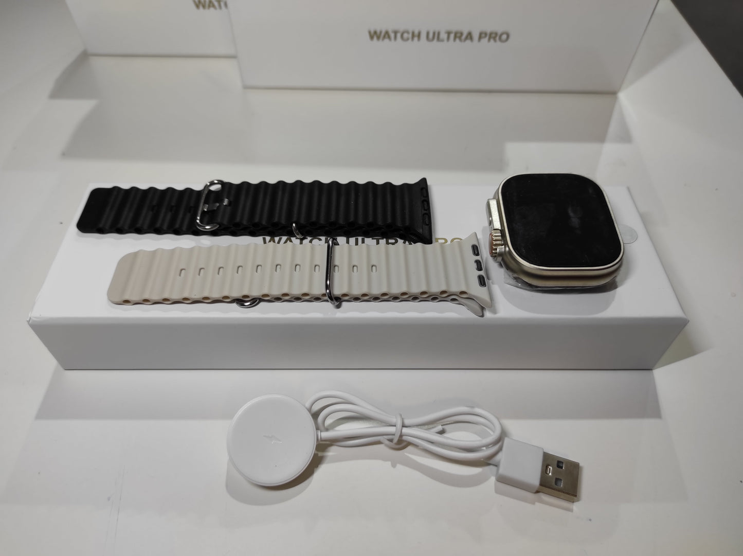 Smartwatch Ultra Pro con 2 Correas (Negro + Gris) - additional image 6