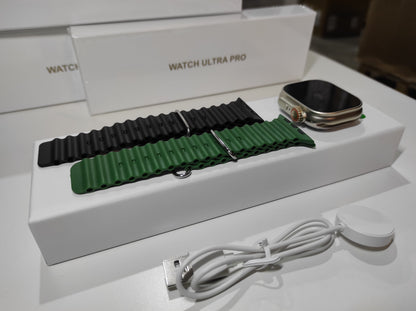 Smartwatch Ultra Pro con 2 Correas (Negro + Verde) - additional image 7