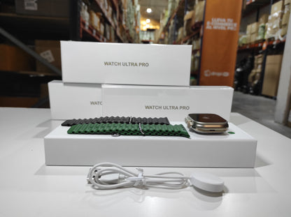 Smartwatch Ultra Pro con 2 Correas (Negro + Verde) - additional image 9