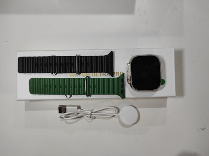 Smartwatch Ultra Pro con 2 Correas (Negro + Verde) - additional image 10