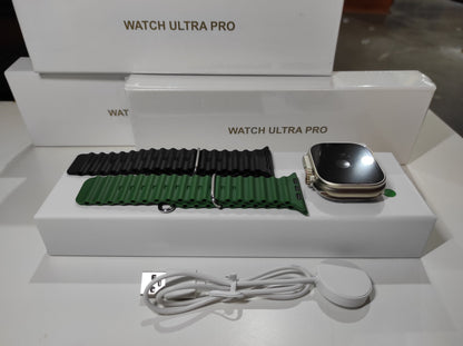 Smartwatch Ultra Pro con 2 Correas (Negro + Verde) - additional image 4