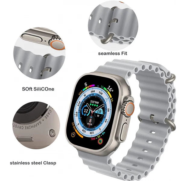 Smartwatch Ultra Pro con 2 Correas (Negro + Gris) - additional image 11